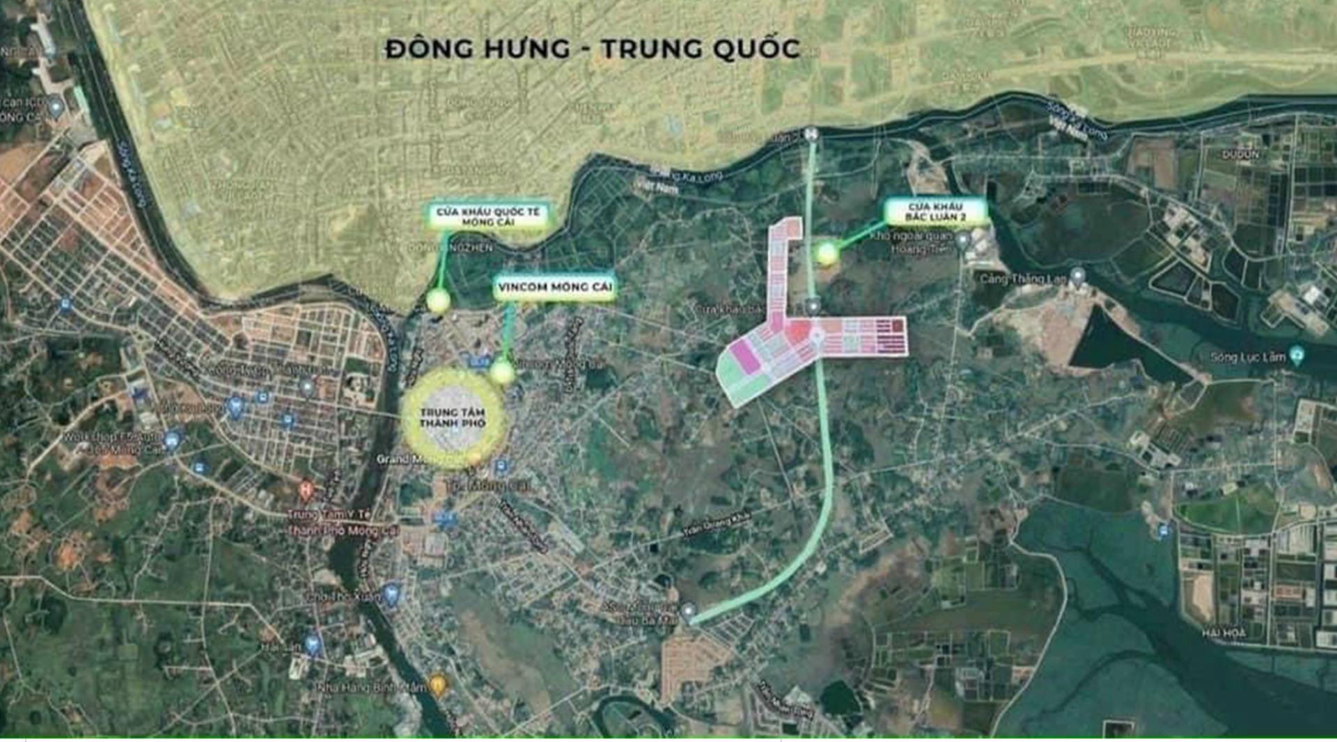 vị trí Vinhomes Móng cái